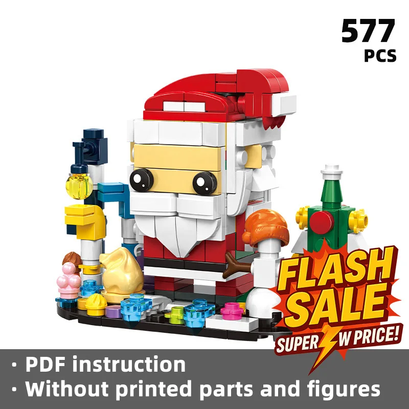 

Санта, поезд, дерево и другие комплекты рождественских строительных блоков 2025 года (366–964 шт.)