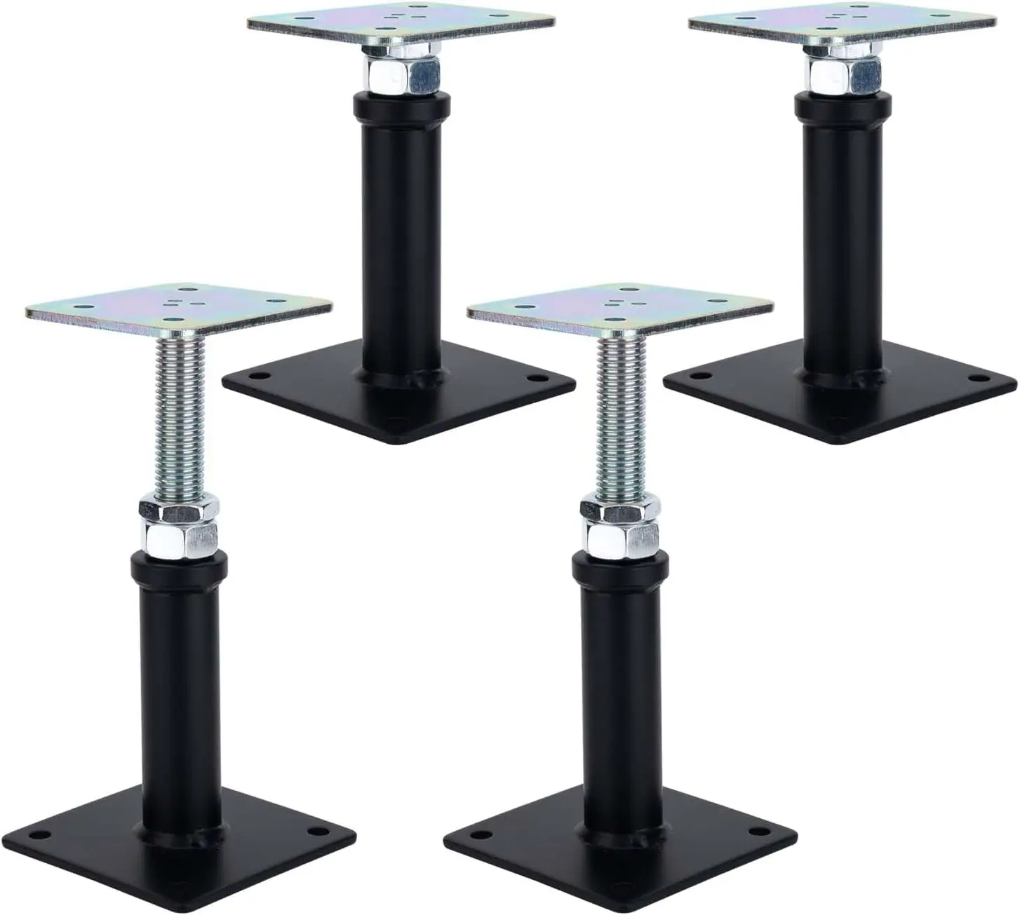 

4-Pack Adjustment Floor Jack Post Floor Jack Lift Supports 6-9 Inch Adjustable House Jack,Adjust Supports,Lift Supports,Mini Scr