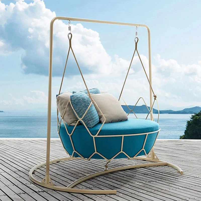 

Outdoor Swing Basket Balcony Indoor Home Stainless Steel Terrace Courtyard Glider Outdoor