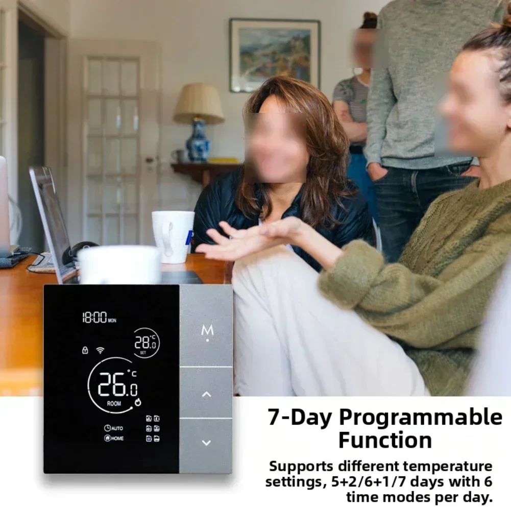 

WiFi Thermostat Tuyas Smart Home Thermoregulator For Boiler/Electric/Underfloor Heating Temperature Controller Alice Alexas
