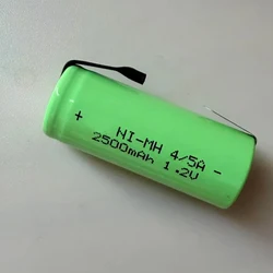 New 2500mAh Ni-MH Battery For Braun Oral B 3745 3728 3762 7000 3731 P7000 D25 D28 Electric Toothbrush 1.2V 42mm x 17mm Batteries
