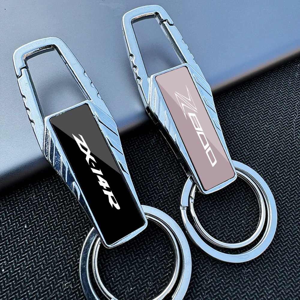 Motorcycle supplies Keychain Rings Key Chain Precious Metal For Kawasaki Z2008 ZX14 ZX14R