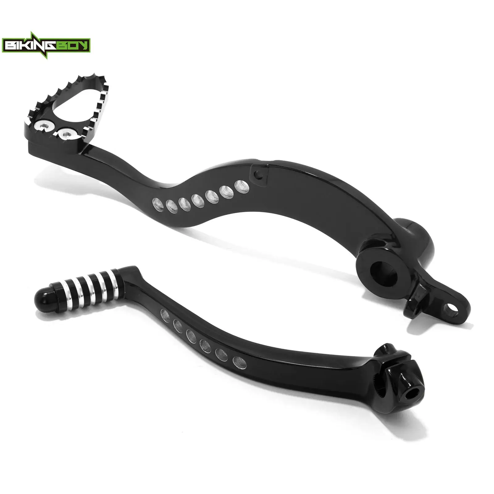 BIKINGBOY для Yamaha YFZ450R 09 10 11 12 13 14 15 16 17 18 19 20 21 22 23 Педаль рычага переключения передач Задняя педаль тормоза Кованый квадроцикл BIKINGBOY для Yamaha YFZ450R 09 10 11 12 13 14 15 16 17 18 19 20 21 22 23 Педаль рычага переключения передач Задняя педаль тормоза Кованый квадроцикл