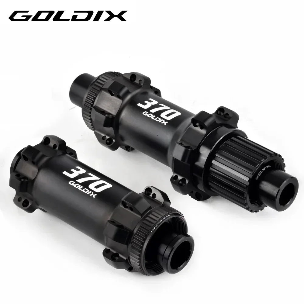 GOLDIX M370 36T Ratchet Bicycle Hubs 28 Hole Straight Pull Spoke Center Lock Brake Mountain Bike Bearing Hub HG/XD/MS Hub Body