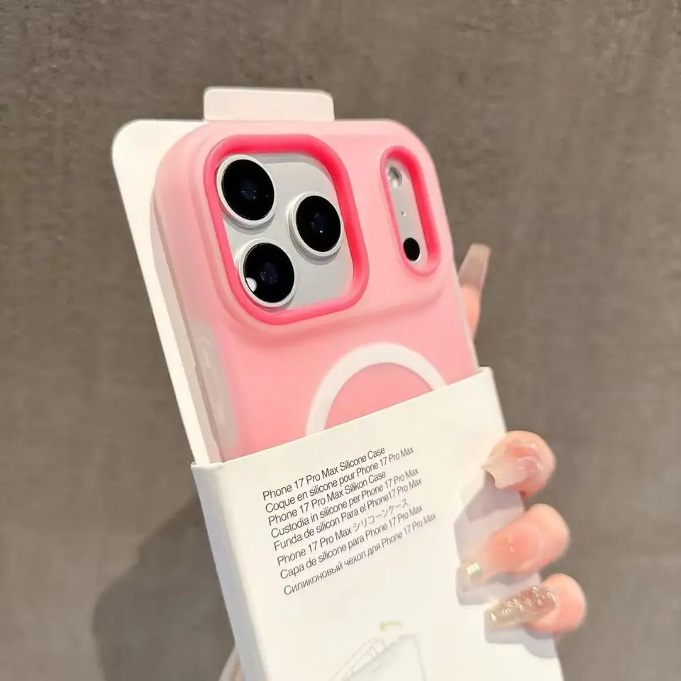 Funda magnética 2 en 1 color candy original para iPhone 17 Pro Max Air 16 15 14 13 12 11 Plus para Magsafe carga inalámbrica mate