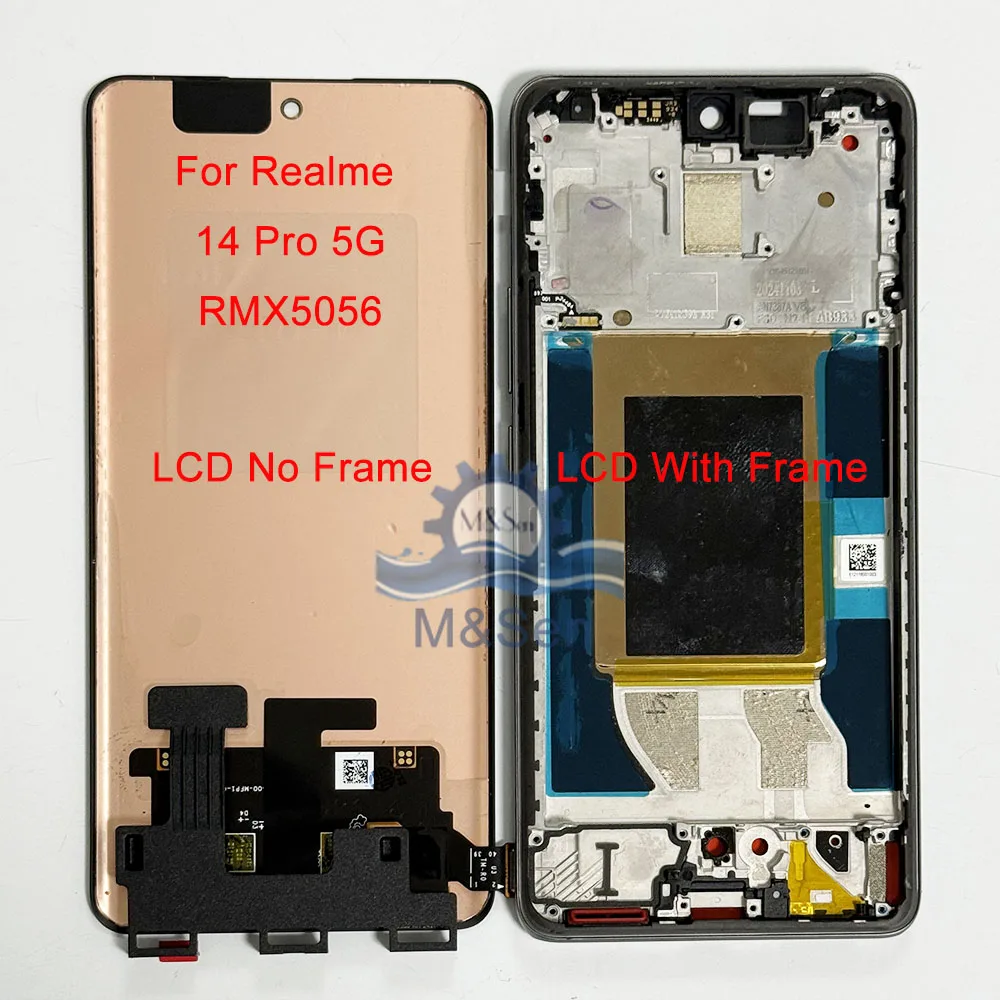 original-maosen-for-oppo-realme-14-pro-5g-rmx5056-lcd-display-screen-touch-for-oppo-realme-14-pro-rmx5050-realme-14t-lcd-frame