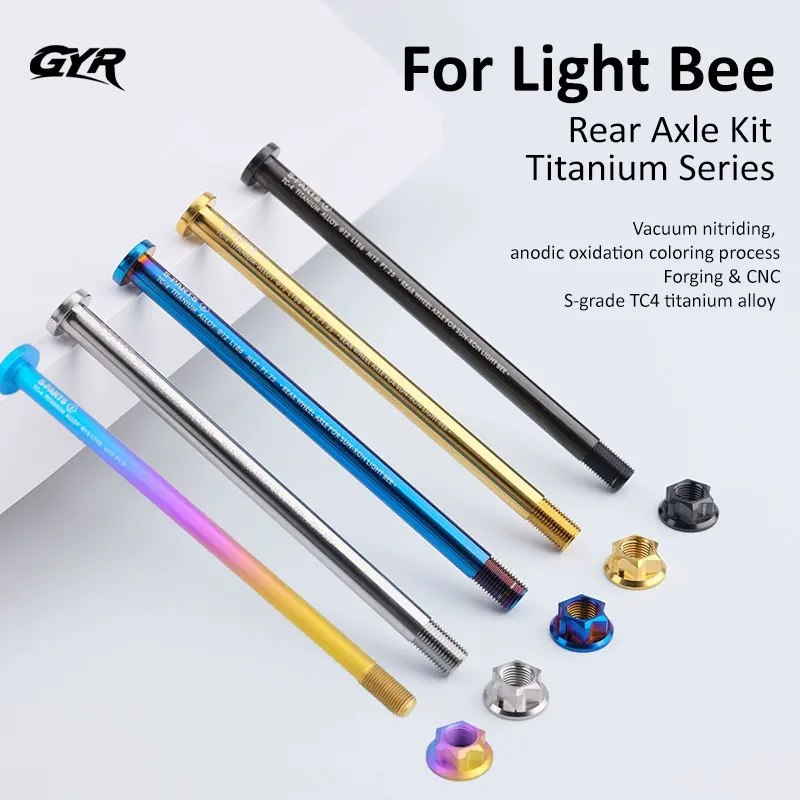 

Rear Wheel Axle Shaft Motorcycle Accessories For Surron Sur Ron Lightbee X S Electric Vehicle E-Bike Titanium Alloy Light Bee