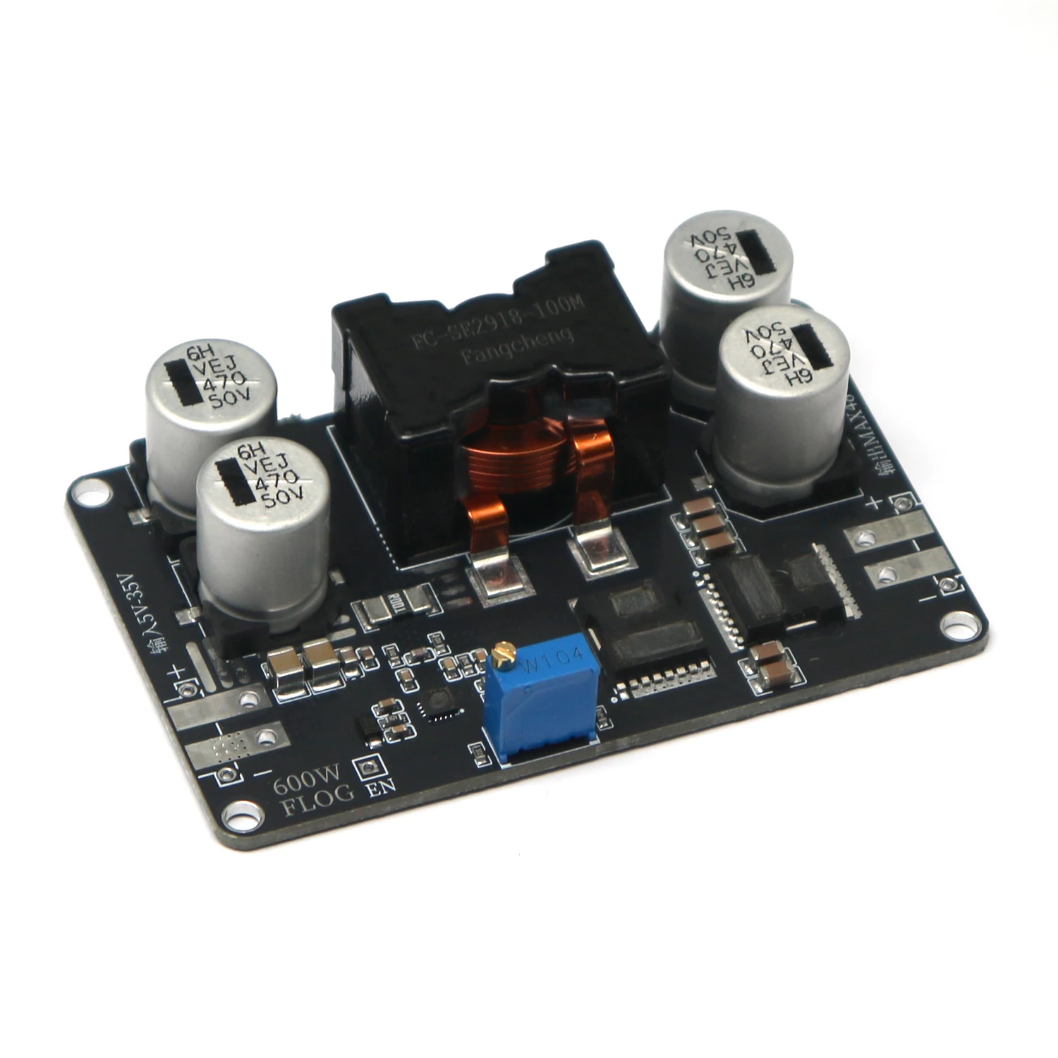 600W High-Power Boost Module, Adjustable Voltage Version DC-DC Power Module, Synchronous Boost