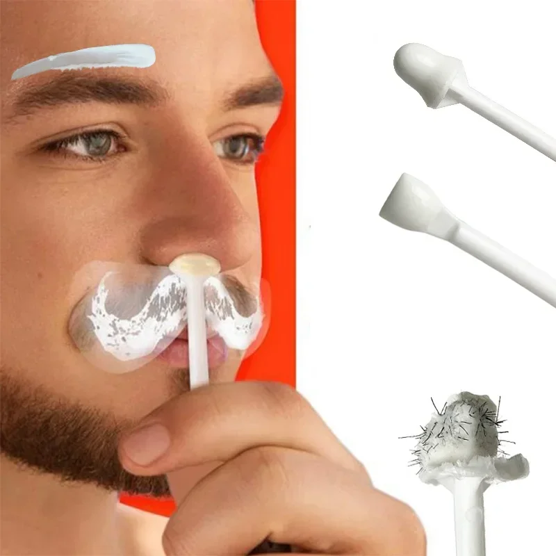 Kit de cera de nariz portátil, 100 Uds. Para hombres y mujeres, Kit de cera para depilación de uñas, Kit de cera de limpieza de cera para uñas, cortaúñas de belleza ﻿