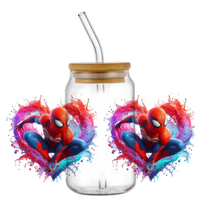 

Hot Sale New Mix Design Stitch Popular Transfer Sticker Custom Decals for 16oz UV DTF Libbey Cup Mug Coffee Car Wrap DIY Logo