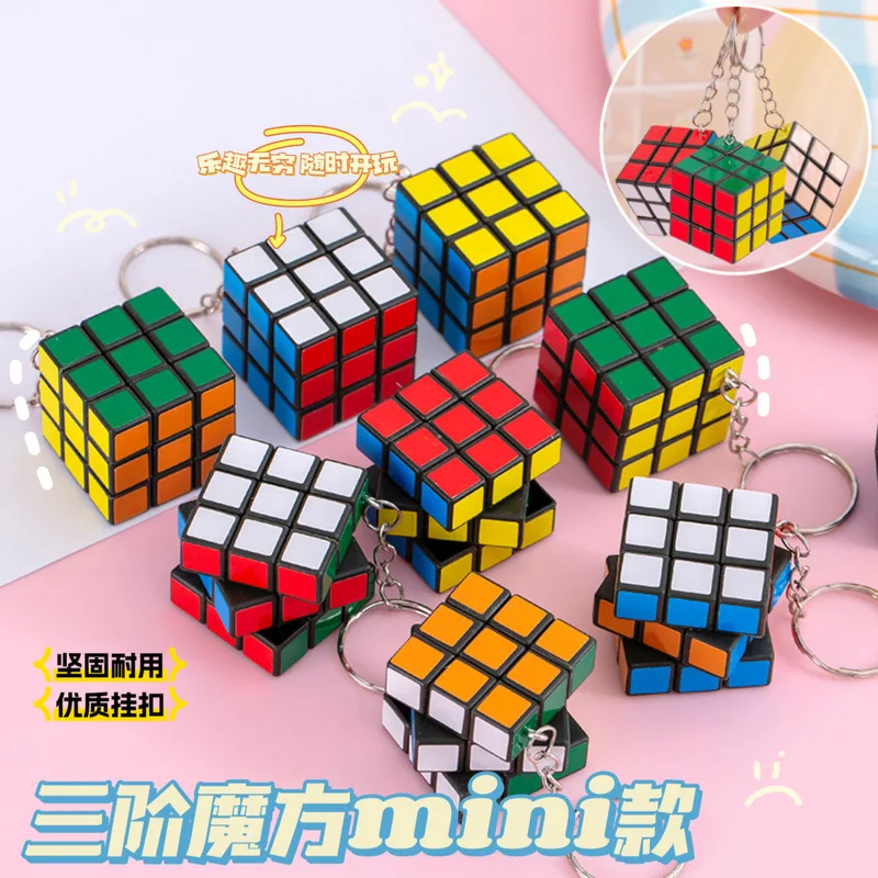 

Generic 3x3 Mini Magic Cube Keychain Stress Relief Educational Puzzle Toy For Kids Kindergarten Party Gift Classroom Favor