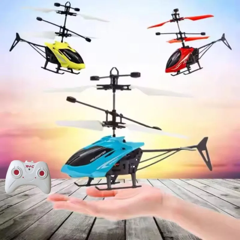 Mini Remote Control Aircraft Helicopter RC Airplane Toy Children's Infrared Gesture Sensing Flying Toys