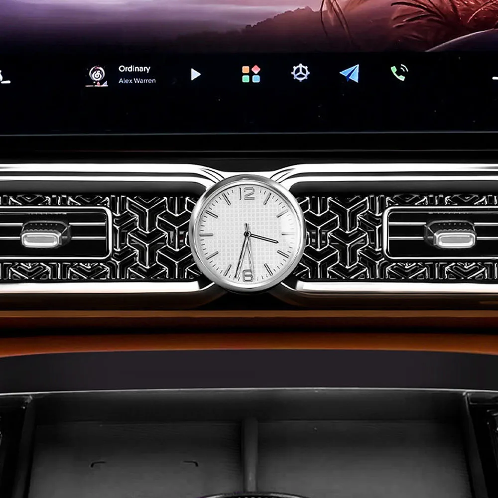 For JETOUR G700 2025-2026 Dedicated Quartz Decorative Ornament Luminous Center Console Clock Interior Modification Accessories