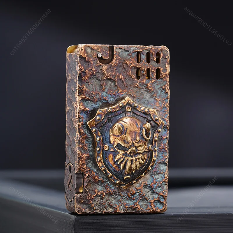 Asply one click catapult ignition fuel lighter, hand carved lighter, cigarette accessories, men's gift