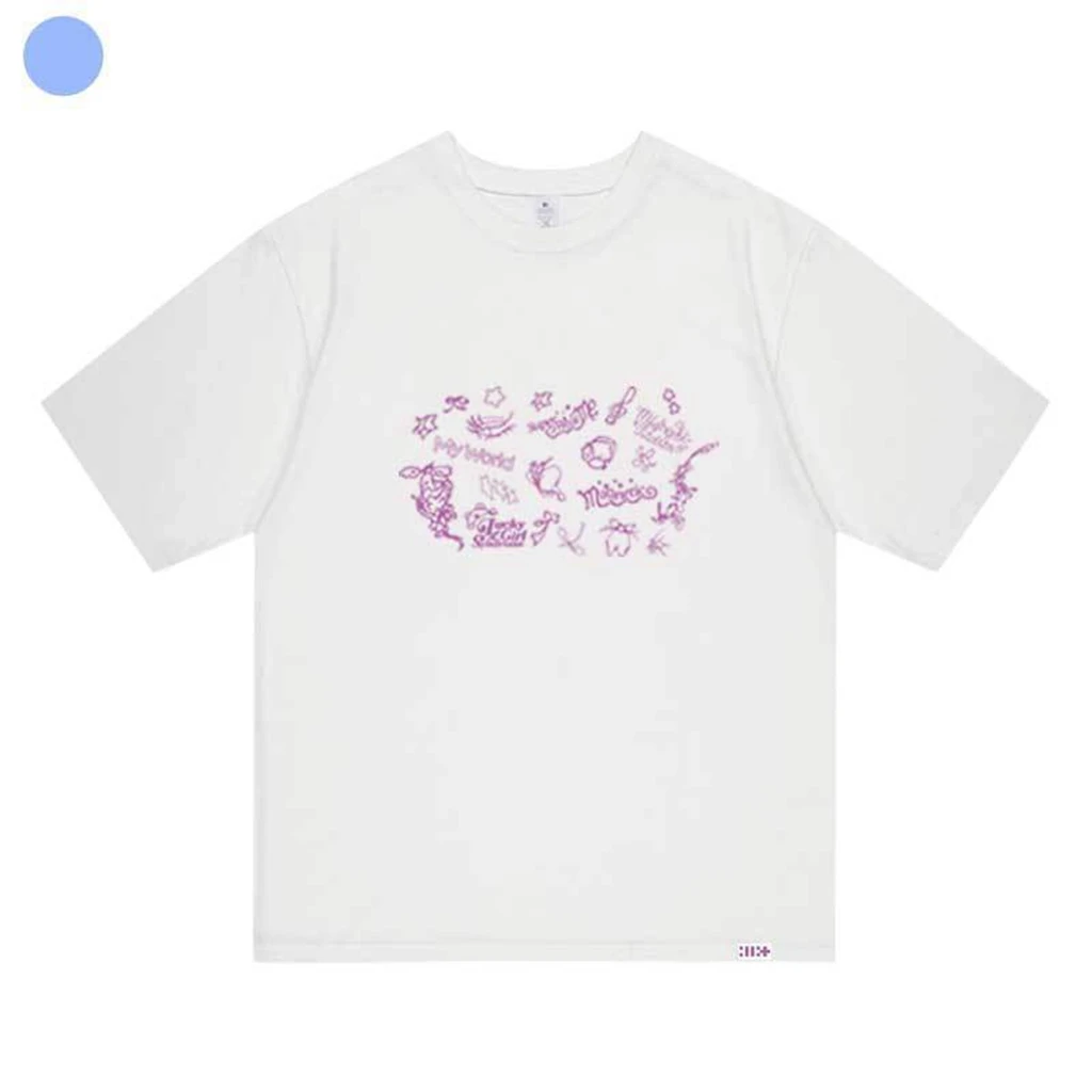 Y2K Women Tops Super Real Me letter pattern T-shirt for men and women fashion Harajuku O-neck cotton short-sleeved clothing