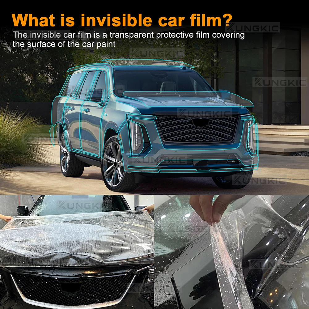 For Cadillac Escalade 2025-up TPU Paint Protection Film Sticker Anti-scratch Protective Transparent PPF Body Kit Accessories