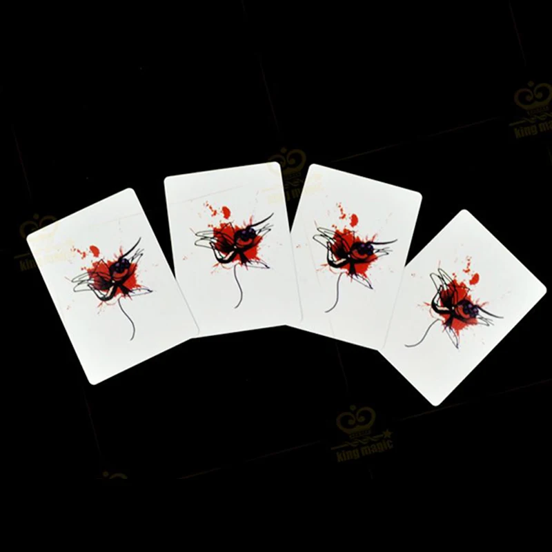 Mosquito Action Magic Tricks Mosquito Appear on Blank Card Beat Mosquito Kids Easy Magic Toys Close Up Funny Illusions Gimmicks