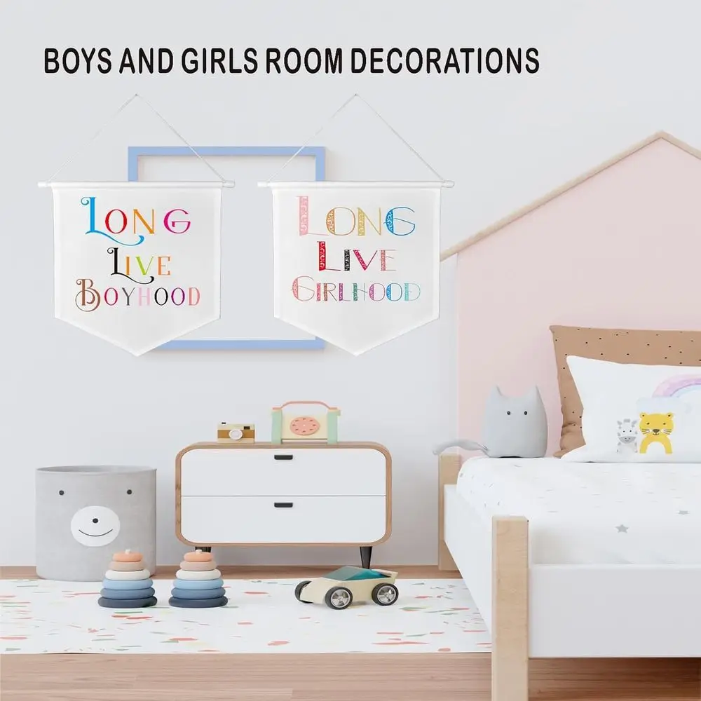 10.82x11.81 30-Piece DIY Canvas Banners, 12oz Fabric, Kids Room Decor, Enamel Pin Display, Birthday & Educational Activities