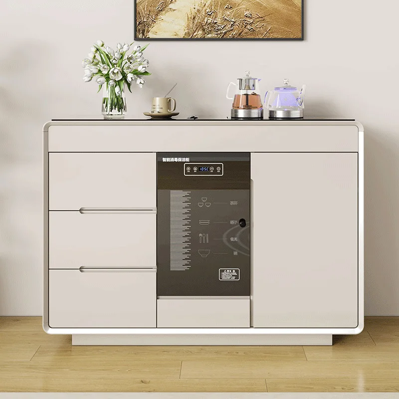 

Desktop tea bar machine automatic water year household cabinet integrated cabinet small desktop dining side cabinet integrated