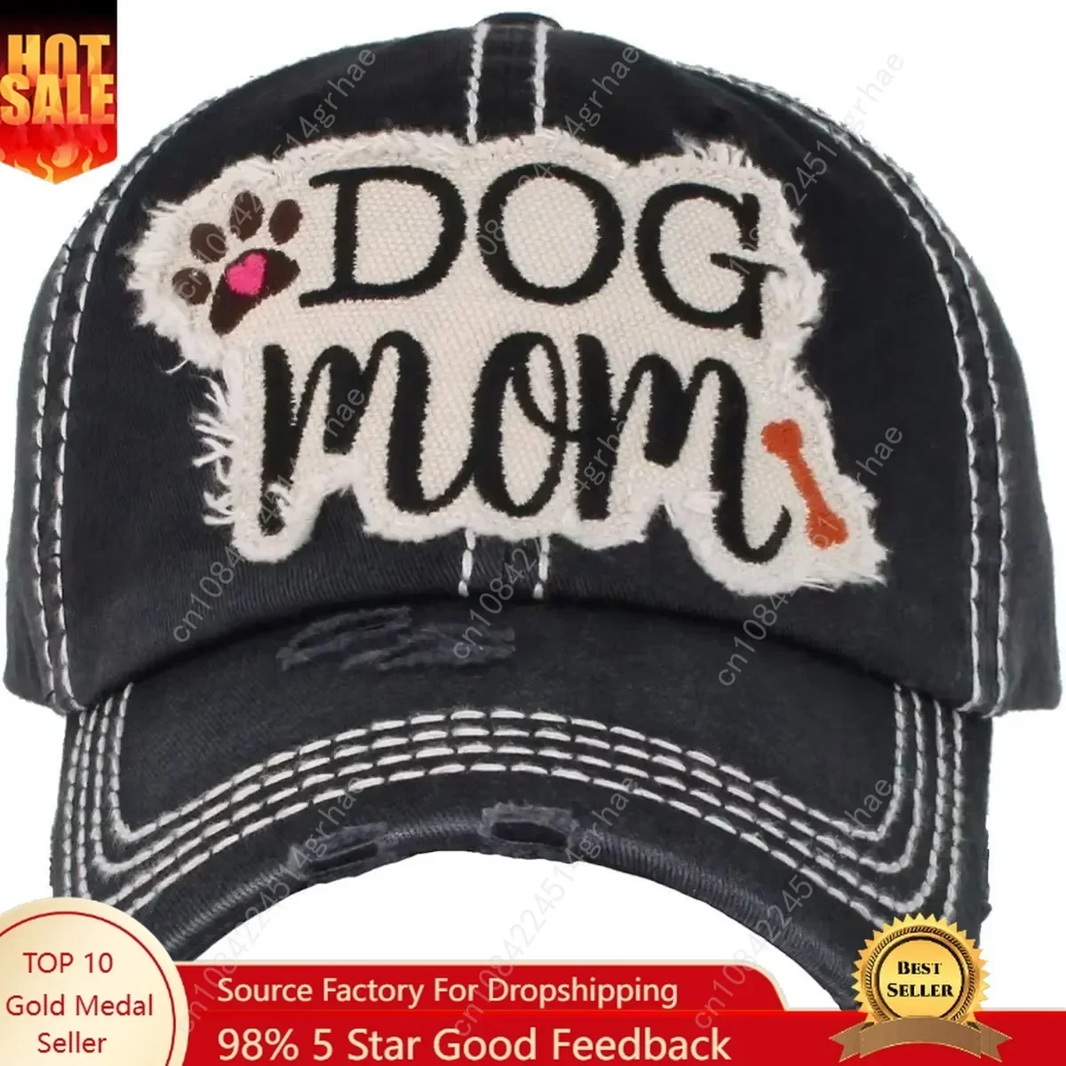 

Funky Junque Womens Baseball Cap Distressed Vintage Hat Unconstructed Embroidered Patch Hats Men Woman Outdoor Headwear Unisex