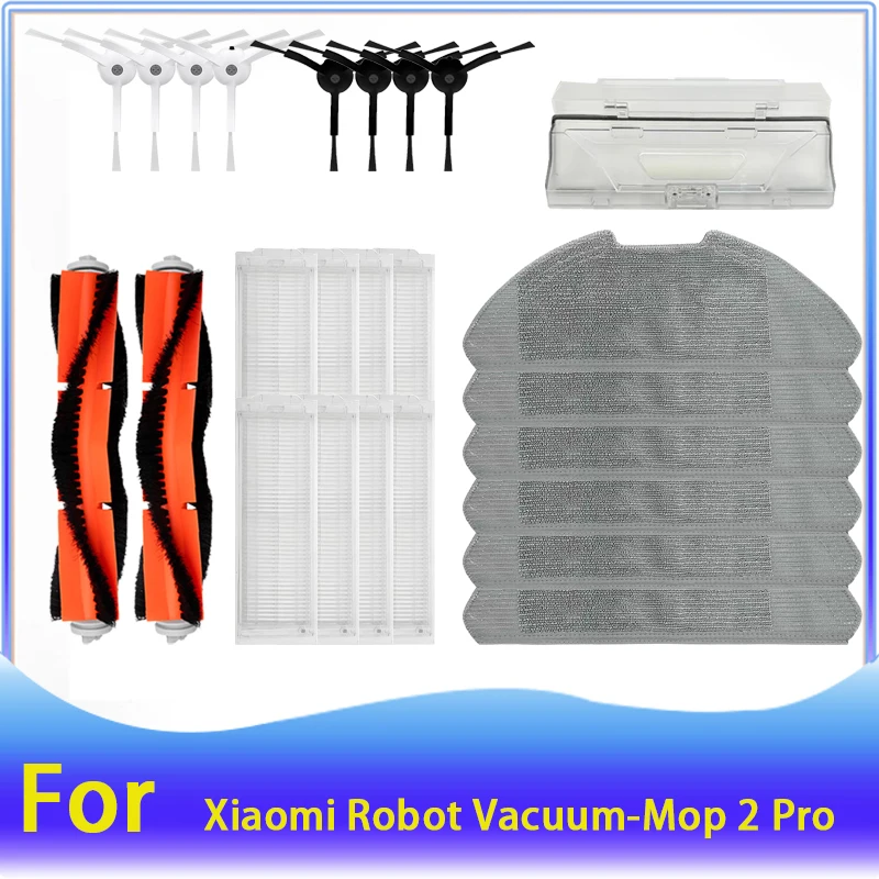 Voor Xiaomi Mi Robot Stofzuiger 2 Pro/Lite Mjst1shw Mjstl Stofzuiger Accessoires Filter Mop Doek Hoofdborstel