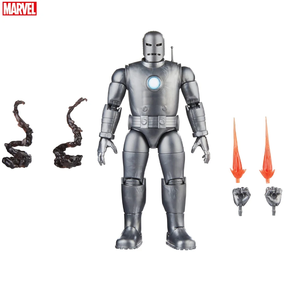 

Marvel Legends Series Iron Man (Model 01) Avengers 60Th Anniversary Collectible 6-Inch Action Figure, 6 Accessories