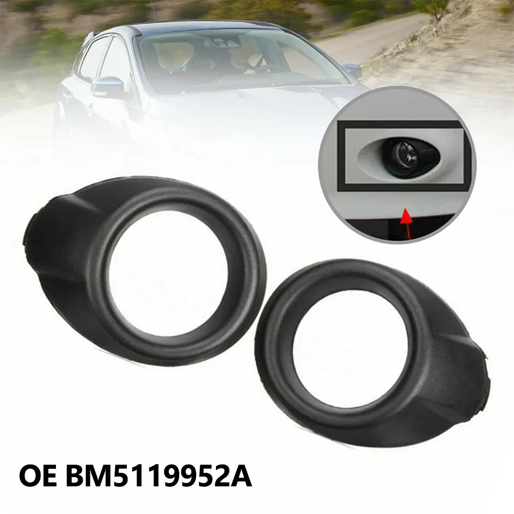 Lamp Covers Fog Light Covers Surround Light MK3 2012-2014 2012-2014 ABS Black Bumper Fog Fits Fiesta Lamp Cover