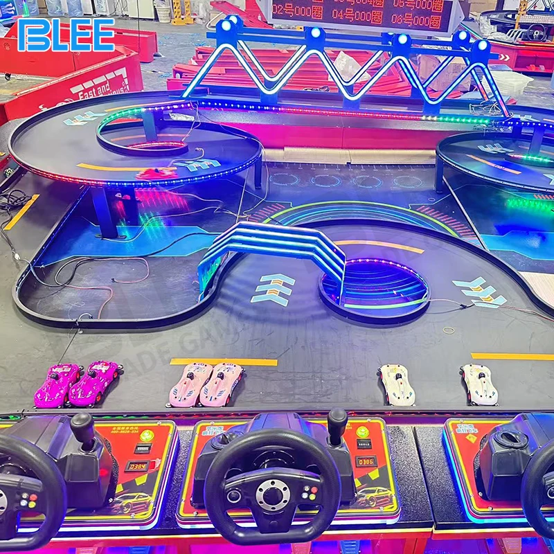 Popular High-speed Indoor Racing Car Game Booth Electric Remote Control Toy Cars Kids Drive Simulator Arcade Track Racing