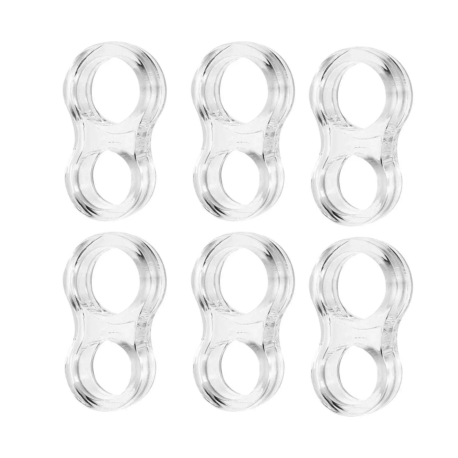 

8 шт., прозрачный дверной стопор из ПВХ, дверная ручка, буфер, защита для стены, противоударная дверная ручка, бампер, дверной стопор для офиса, спальни, ванной комнаты