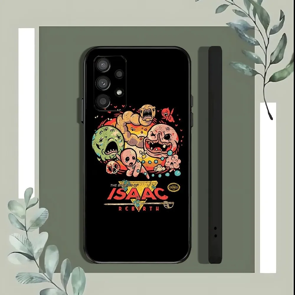 The Binding Of Isaac Game Phone Case For Samsung Galaxy A52 A12 A51 S21 Edge S22ULTRA S23 S24 Plus Ultra Black Cover