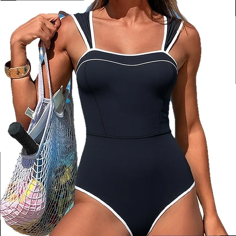 2026 Cross Push Up Plus Size Halter Brazilian Thong Bikini, Soft Elastic Padded Women Bathing Suit for Beach Pool Daily Swimwear