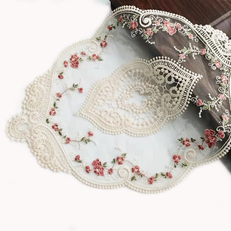 Vintage Lace Placemat Table Napkin Coffee Mug Cup Coaster Embroidery Cloth Dining Mat Home Wedding Party Decor Accessory