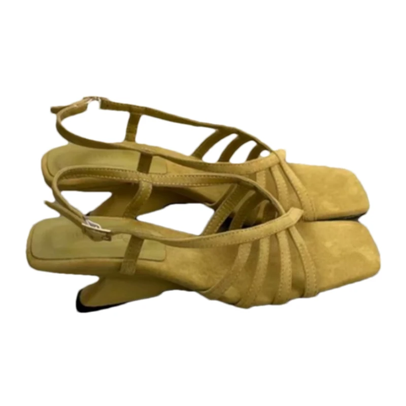 Women Sandals Sexy High Heels Shoes Square Toe Elegant Heeled Slippers Summer 2026 Pumps New Flip Flop Party Dress Ladies Slides view 6