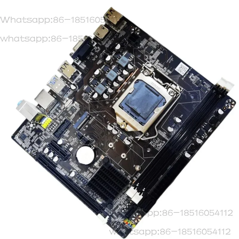 

New B75 Desktop Computer Main Board 1155 Pin M2 Dungeon Brick Studio Replacement H61 Gigabit