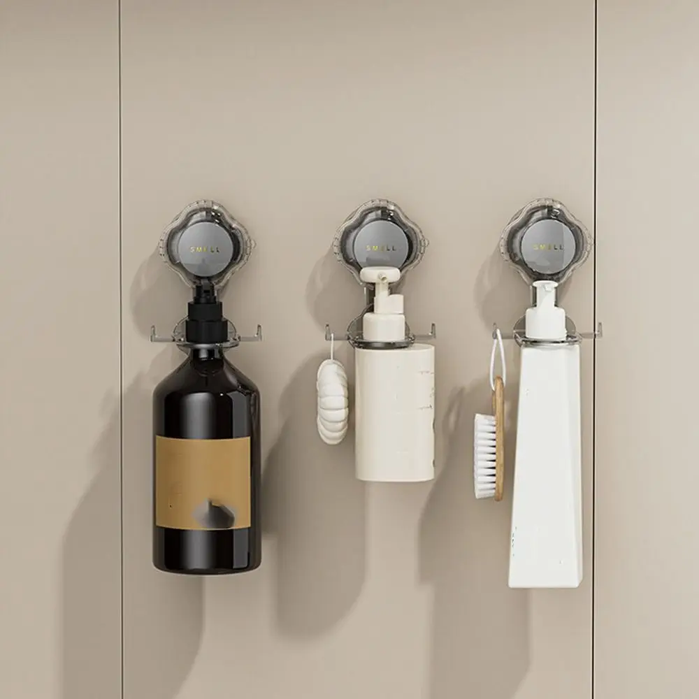 

Multifunctional Soap Bottle Holder Suction Cup Wall Hanger Shower Gel Hanger Shampoo Bottle Clip Adjustable