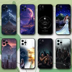 Acotar A Court of Mist and Fury Phone Case For iPhone 15,14,13,12,11,Pro,X,XS,Max,XR,Plus,Mini Soft Black Cover