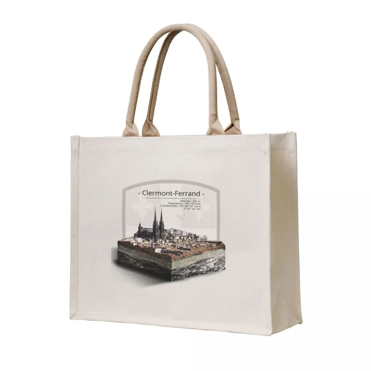 

Mini World Clermont Ferrand Tote Bag personalized tote bag shopper bag women canvas reusable shopping custom canvas