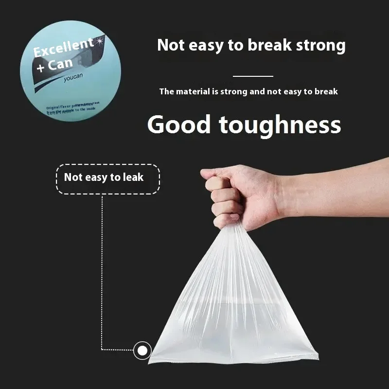100/200 Food Preservation Bags Disposable Plastic Bag Packaging Heat Sealing Vacuum Preservation Kitchen Fruit Storage Bag