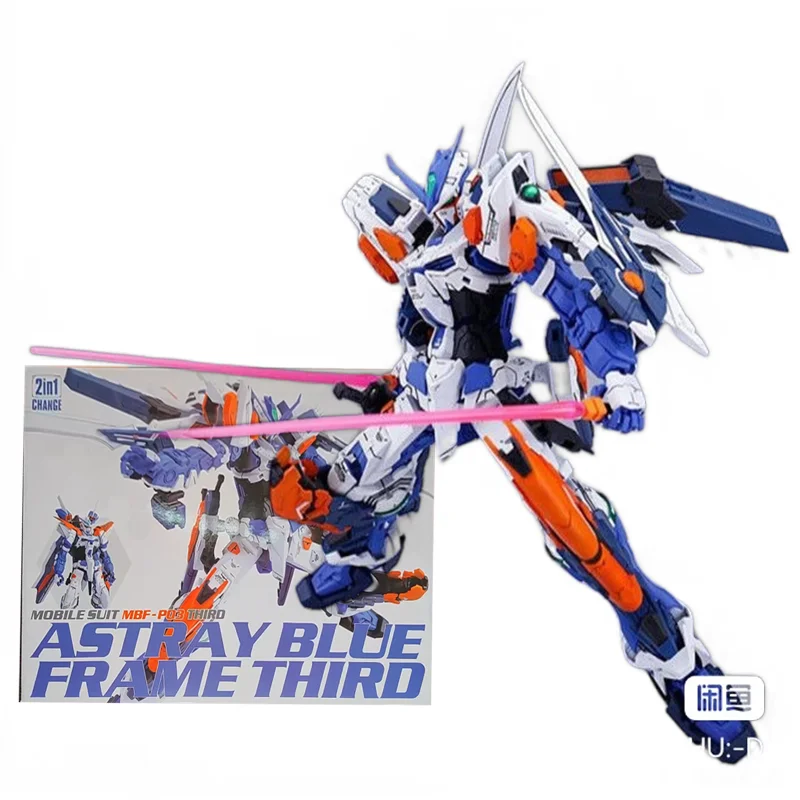 Dragon Momoko  Mg 1/100 Mbf-P03 Astray Blue Frame Second L Assembly Model Collectible Robot Kits Models Kids Gift