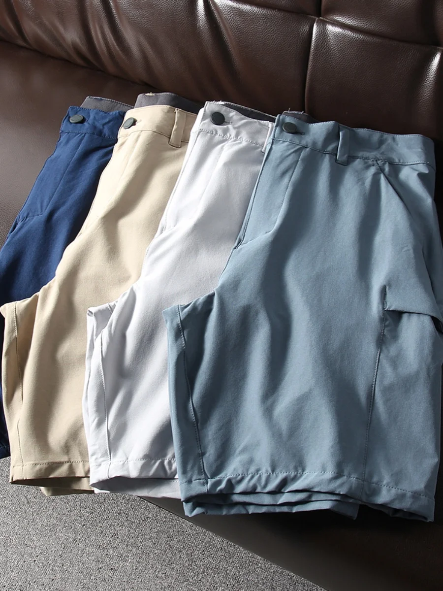 

North America Golf Lightweight Elastic Breathable Waterproof Men's Sports orts Summer Outdoor Hiking Casual Pants