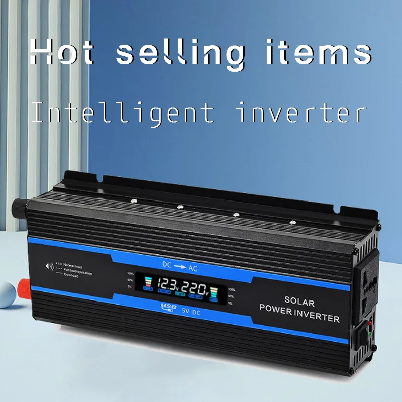 2000W 4000W ‌Modified Sine Wave Inverter USB Car Inverter DC 12V-24V 220V 110V LCD Display Transformer Voltage Converter