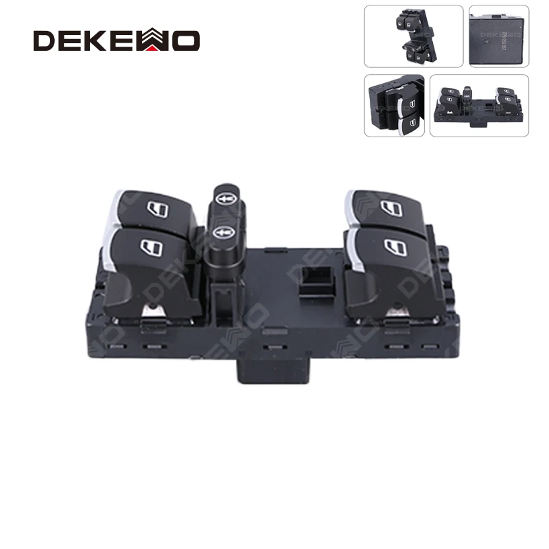 Master Window Control Switch 7P6959857,7P6959857C For VW Sharan 10-,Touran 10-15,Touareg 3.0/3.6/4.8 2010-18,SEAT Alhambra 2010-