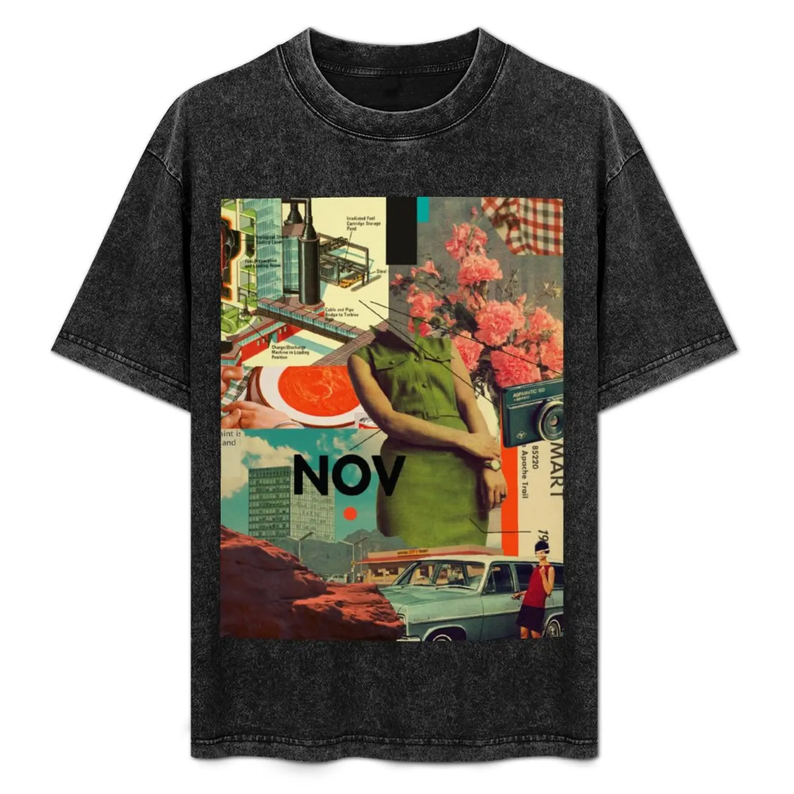 

NOVember T-Shirt All Match Print Short Sleeve Top