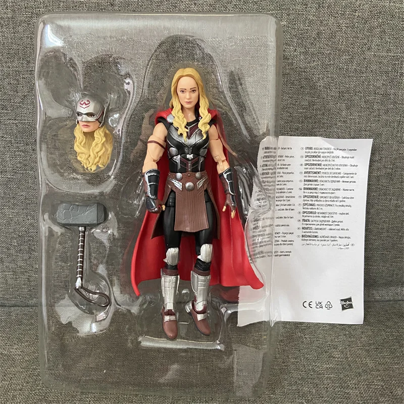 Marvel Legends Thor: Love and Thunder Actionfigur Lady Thor Jane Foster Korg BAF Mighty Wave THOR Geschenk 6" Sammlungsmodellspielzeug