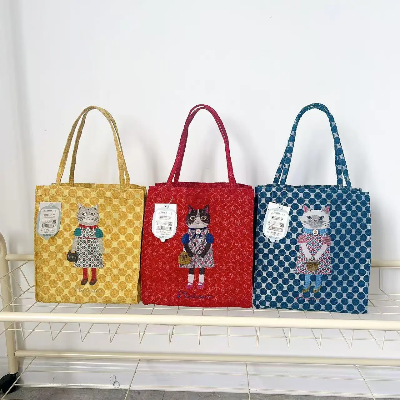 

Сумка Princ с цветочной вышивкой, холщовая большая сумка Faion для поездок на работу и op, сумка на одно плечо, ретро Sle