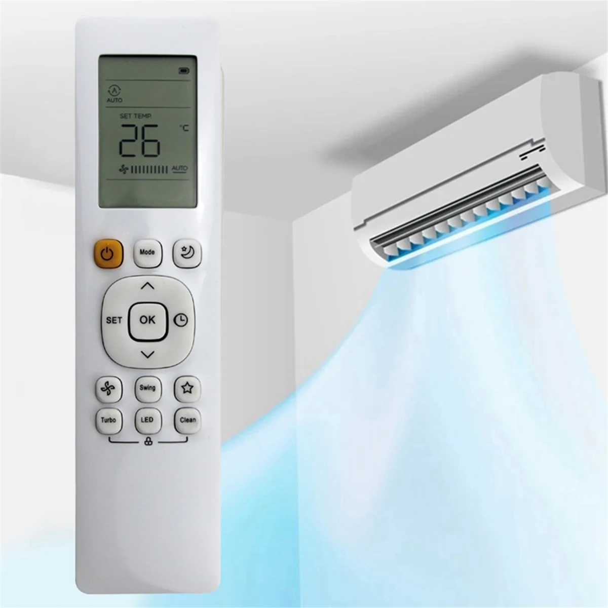 RG10B(D)/BGEF استبدال جهاز التحكم عن بعد لمكيف الهواء ميديا RG10B(D1)/BGEFU1 RG10B1(D)/BGEF RG10B2(D)/BGCEF RG10B10(D)/BGEF