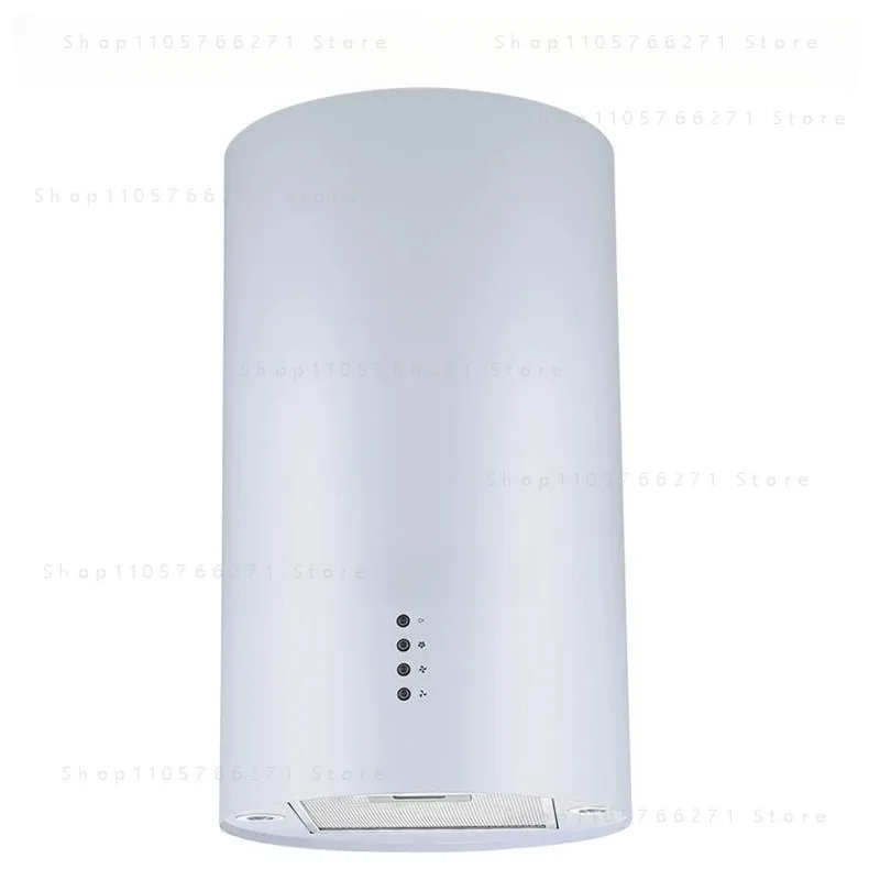 Island Chimney Range Hoods Kitchen Extractor Round Copper Island Hood Range Stainless Steel For Hotel Household