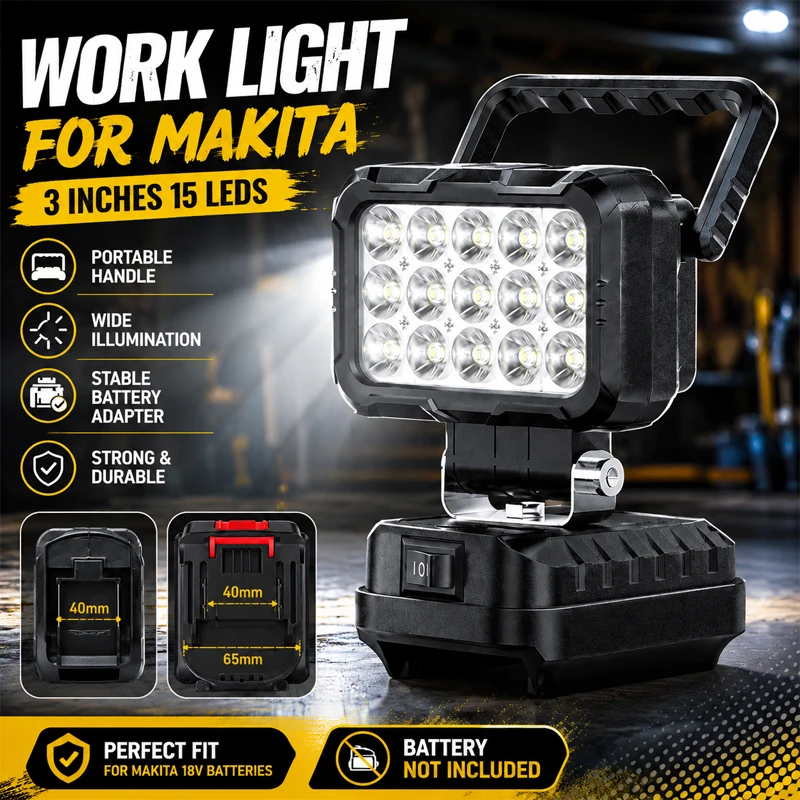 Zumtobel Outdoor Lighting - Lampu Kerja untuk Baterai Li-ion Makit-a