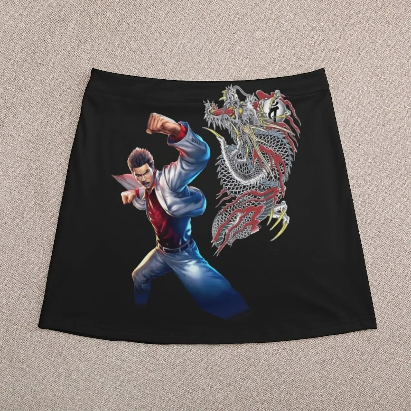 Yakuza Kiryu Dragon Mini falda faldas para mujer elegantes vestidos de fiesta para mujer 2024 falda midi para mujer faldas de mujer