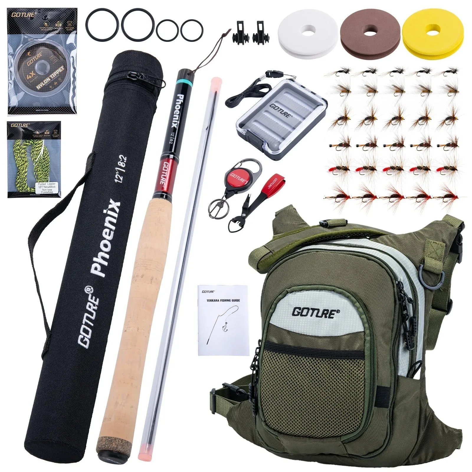 Conjunto de Vara de Pesca Tenk - Fly Fishing Set avaliação e preço